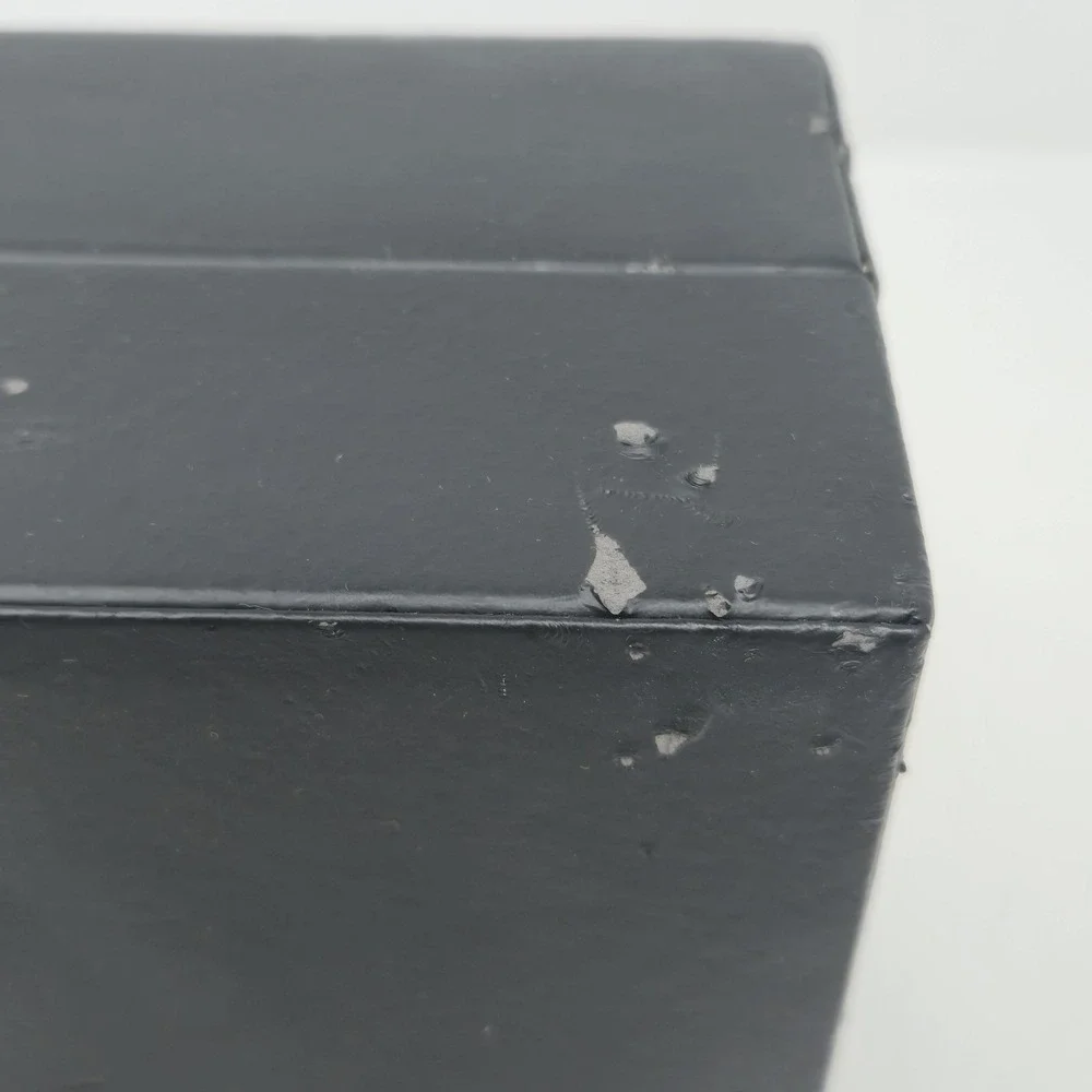 EMPTY Invicta Watch Box Black‎ Wave Case - PEELING EXTERIOR - For Parts/Storage
